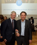 Prof. Dr. med. Dr. h.c. Reinhardt Putz und Prof. Dieter Frey nach der Veranstaltung
